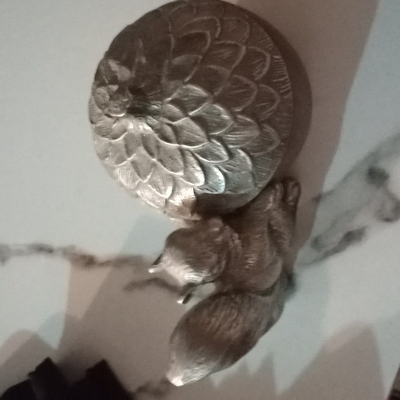 Pottery Barn Silver Squirrel Figurine - Picture 3 of 6